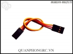 JR male to male plug servo connecting cable lead wire cable 10cm - Dây 2 đầu 10cm