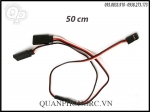Servo connector 1 male JR -2 females 50CM Silicon - Dây Y Silicon 50cm nối Servo 1 ra 2