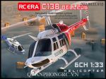 Máy Bay Trực Thăng C138 Bell 206 6CH 2.4G RC Helicopter RTF