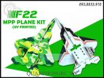 Kit Máy Bay F22 MPP Dẻo Sơn UV Sải 62cm (Không Gồm Đồ Điện)