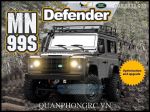 Xe Điều Khiển MN99S v2 Land Rover D90 4WD 2.4Ghz RC Rock Crawler