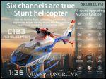 Máy Bay Trực Thăng C123 EC135 Dual Brushless 4CH 2.4G RC Helicopter RTF