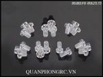Óc nhựa trong suốt 3x6 (10 con/set)