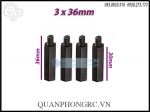 M3 Nylon Threaded Spacer 5.6mm x 36mm (4pcs/set)