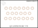 M3 Nylon washer White (20pcs/set)