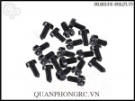 Nylon Screw Black 3x8 (10pcs/set )