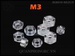 Tán Nhựa Trong Suốt M3 (10 Cái)