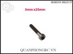 Steel Button Head Screw M3 x 25MM (4pcs -4 con)