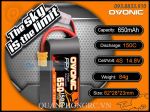 Ovonic FPV 650mAh 4S 150C 14.8V LiPo Battery XT30 Plug