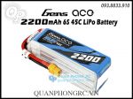 Gens Ace 2200mAh 6S 45C 22.2V LiPo Battery XT60 Plug