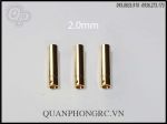 Plug Jack Connector Golden 2.0mm (3pcs) - Jack ESC 2.0mm (3 cái)