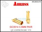 Amass GC3514 3.5mm Golden Connector - Jack Chuối 3.5mm (1 Cặp)