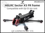 Khung Máy Bay  HGLRC Sector X5FR 5 inch Freestyle FPV Frame Kit (Không Gồm Đồ Điện)