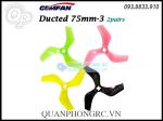 2 Cặp Cánh 3 Lá D75 GEMFAN 75mm Micro Ducted 3 Blades Propellers (4 Pcs/Set) Có Adapter