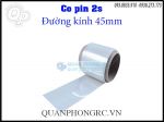 Màng co pin PVC mỏng trong suốt phi 25 Ép dẹp 45mm (mét)