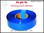 Màng co pin 3s 11.1VÉp dẹp 60mm (1m/sợi) xanh