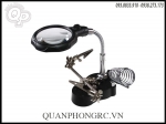 Bàn hàn kiếng lúp - Helping Hand Magnifier LED Light with Soldering Stand