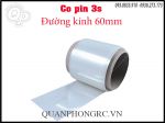 Màng co pin trong 3s 11.1V phi 38 Ép dẹp 60mm (1m/sợi)