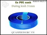 Màng co pin PVC xanh pin 18650 Φ20mm Ép dẹp 31mm (mét)