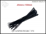 Dây gút đen 2.5mmx150mm (100 sợi)