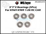 Bạc Đạn WLtoys K969 K989 RC Car Bearings Set 3*7*2 (5 Pcs/Set)