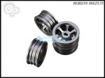 Mâm nhôm bánh Cao su WLtoys K989 1/28 (Đen Chì) / đỏ / xanh
