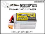 Tattu R-Line V5 1550mAh 6S 150C 22.2V LiPo Battery XT60