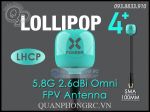 LHCP Foxeer Lollipop 4+ 5.8G 2.6dBi High Gain Omni FPV Antenna (SMA Kim) 10cm (1Pc) LHCP