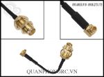 MMCX to SMA (kim) Adapter Connector Cable 70mm