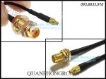 Dây Chuyển Jack MMCX Thẳng Sang SMA Đầu Lổ - Straight MMCX To SMA Jack Cable