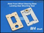 Đế Nhôm Càng Đáp Lái Mũi CNC Metal Front Wheel Steering Base Landing Gear Mounting Seat M4