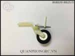 Lái bánh đuôi bánh xe 25mm -Mini tail landing gear wheel set with 25mm