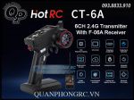 Tay Điều Khiển HOTRC CT-6A 6CH 2.4G FHSS RC Transmitter Cho Xe Và Tàu + Rx 6CH